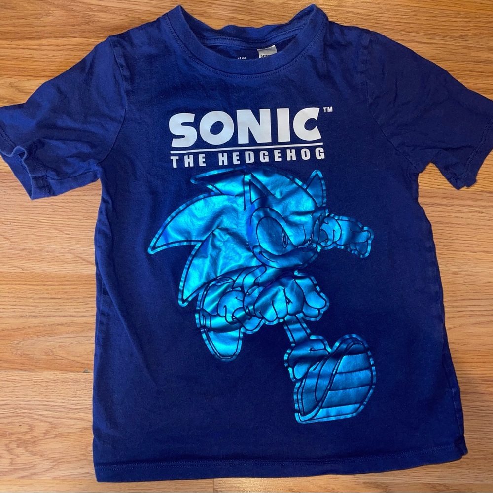 Sonic the Hedgehog Blue T-Shirt size 6X/7